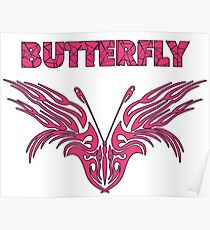 Beautiful amazing butterflies Poster