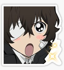 Shocked Dazai Sticker