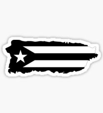 Puerto Rico Black Sticker
