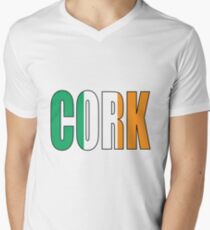 Cork Men's V-Neck T-Shirt