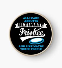 Reloj Todo lo que me importa es Ultimate Frisbee Funny Gifts