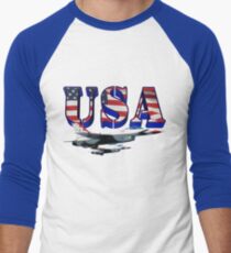 US Air Force Thunderbirds Men's Baseball ¾ T-Shirt