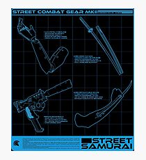 Shadowrun - Street Samurai Shirt (Version 3) Photographic Print