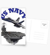 F/A-18 Hornet and the USS Harry S. Truman Postcards
