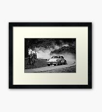 Porsche Rally Car Framed Print
