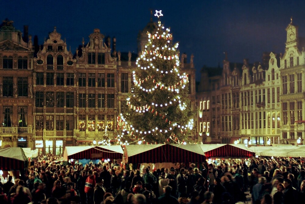 "Christmas at the Grote Markt - Brussels - Belgium" by ...