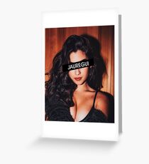 Tarjeta de felicitación Lauren Jauregui BUSTED