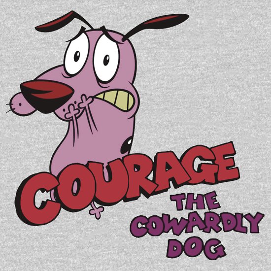 Courage the Cowardly Dog: T-Shirts | Redbubble