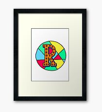 Alphabet R Framed Print