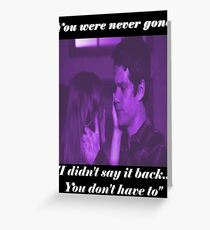 Stydia- You Were Never Gone Greeting Card