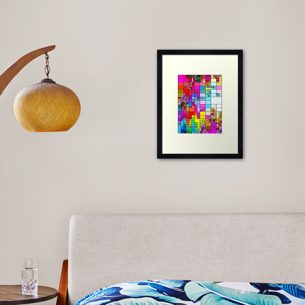 43 Framed Art Print