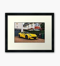 Ferrar F12 TDF Framed Print