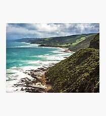 Coastline west of Lorne Photographic Print
