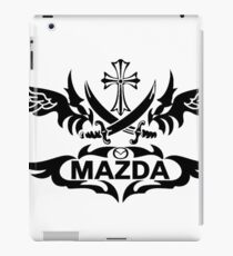 MAZDA grunge iPad Case/Skin