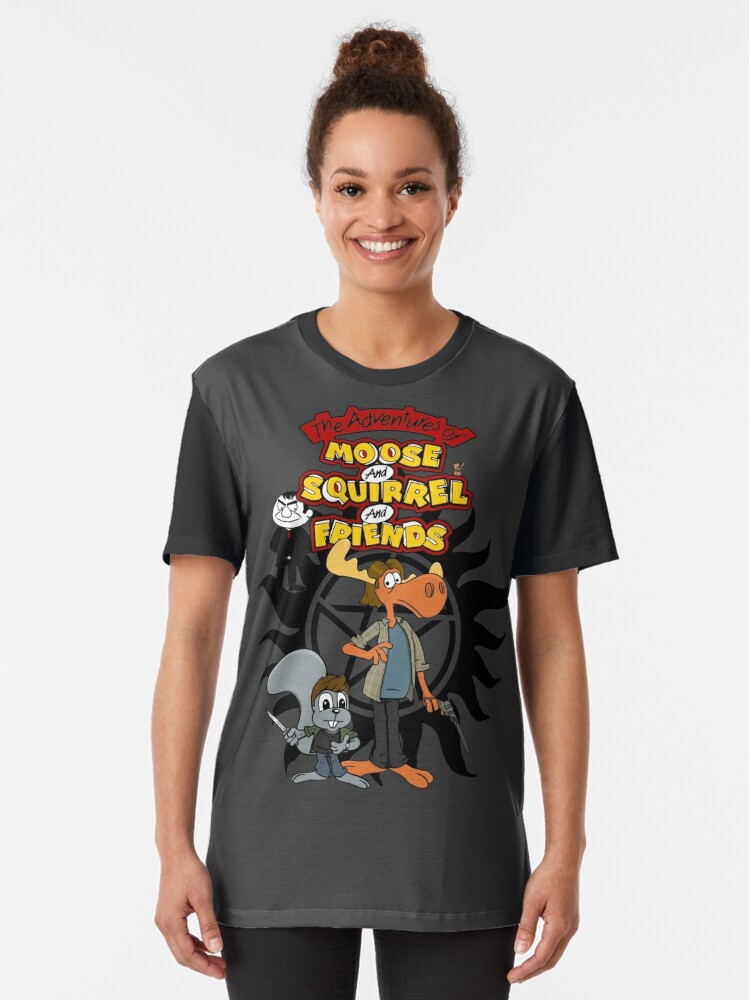 moose and squirrel supernatural shirt