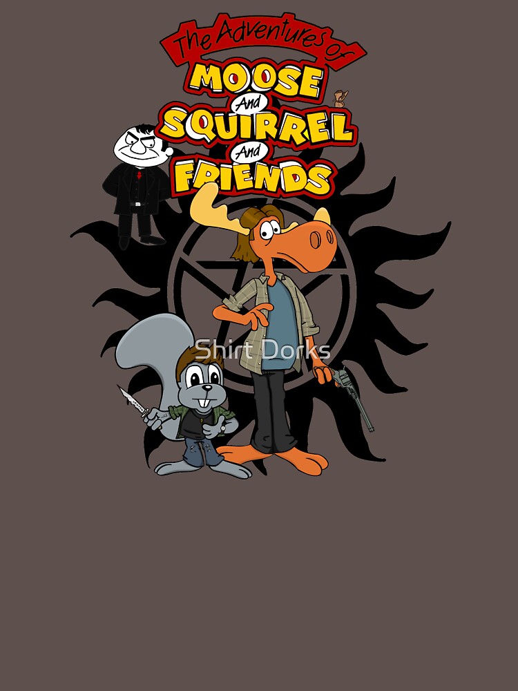 moose and squirrel supernatural shirt