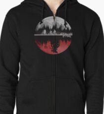 Fremde Dinge Hoodie mit Reißverschluss