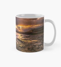 Yaverland Beach Sunset Classic Mug