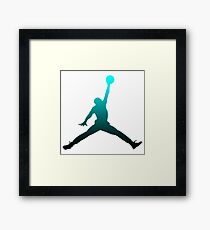 Michael Jordan Logo Framed Print