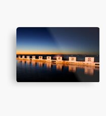 Diving Blocks at Dawn Metal Print