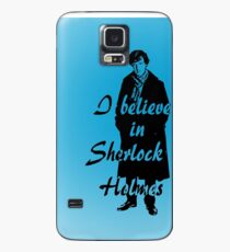 I believe in sherlock Holmes - blue Case/Skin for Samsung Galaxy