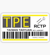 Destination Taipei Airport Sticker