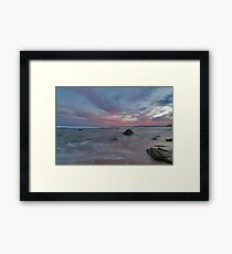 bar beach Newcastle nsw Framed Print