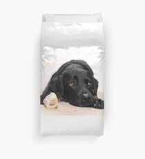 Black Labrador Duvet Cover