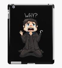 Kleiner Haken - Warum? (Dunkel) iPad-Hülle & Skin