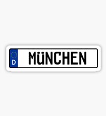 MĂĽnchen Kennzeichen Sticker