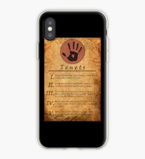 The Elder Scrolls V: Skyrim - Dark Brotherhood Tenents iPhone Case