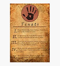 The Elder Scrolls V: Skyrim - Dark Brotherhood Tenents Photographic Print