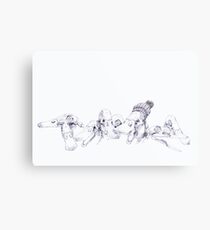 "Quack, quack, quack" Metal Print