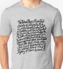 Charles Dickens Novels Unisex T-Shirt