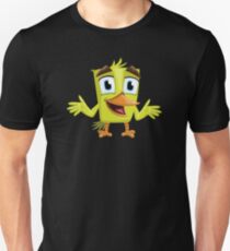 Yellow cartoon bird Unisex T-Shirt