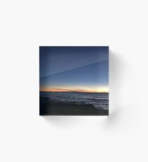 The End Of Santa Cruz Ave Acrylic Block