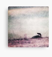 I only hear silence Canvas Print