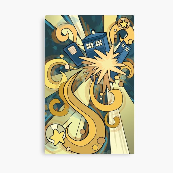 Exploding Tardis Canvas Print