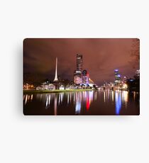 Dressed in Pink Skies Canvas Print