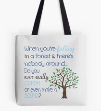 Falling In A Forest Tote Bag