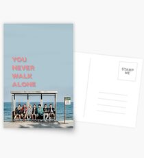 BTS DU WANDST NIEMALS ALLEIN Postkarten