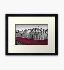 Blood Swept Lands And Seas of Red Framed Print