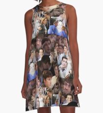 Jim Halpert Collage (+ Pam) A-Line Dress