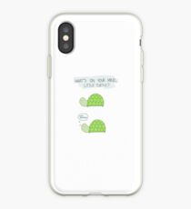 Vinilo o funda para iPhone ¿Qué tienes en mente pequeña tortuga?
