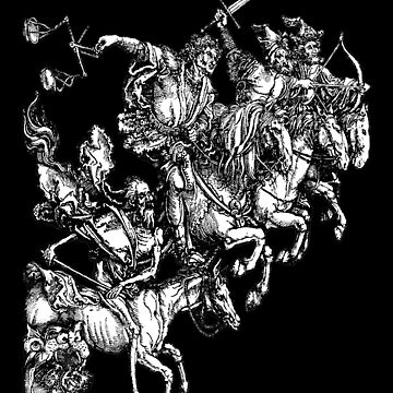 Four Horsemen Of Apocalypse Sweater - Vintage Tee for Fans - Bluefink