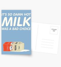 Milk Was A Bad Choice Postcards