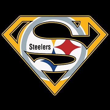 Super hero dad pittsburgh steelers football logo happy father's