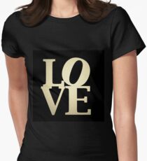 Love Park Philadelphia Sign Women's Fitted T-Shirt