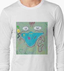 Das echte Entengesicht Langarmshirt