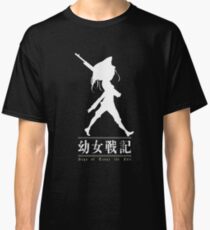 Youjo Senki Blacked Art Invert Art Classic T-Shirt